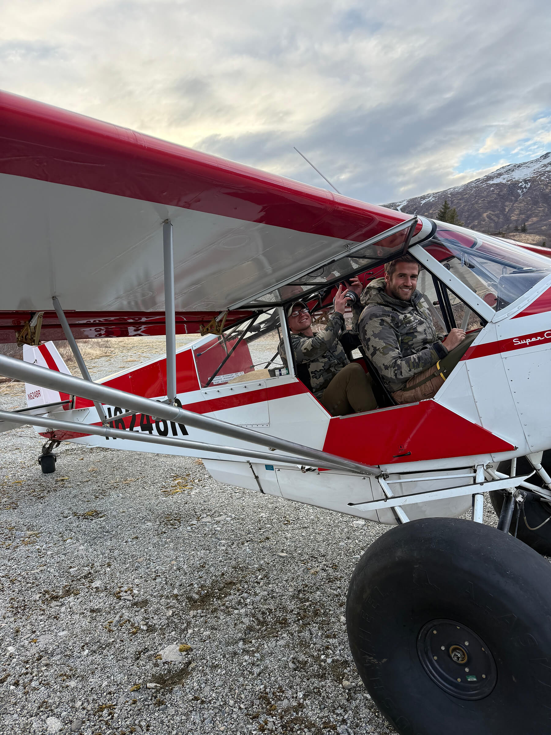 Bush plane on a remote Alaskan lake — Wild Frontier Outfitters fly-in access