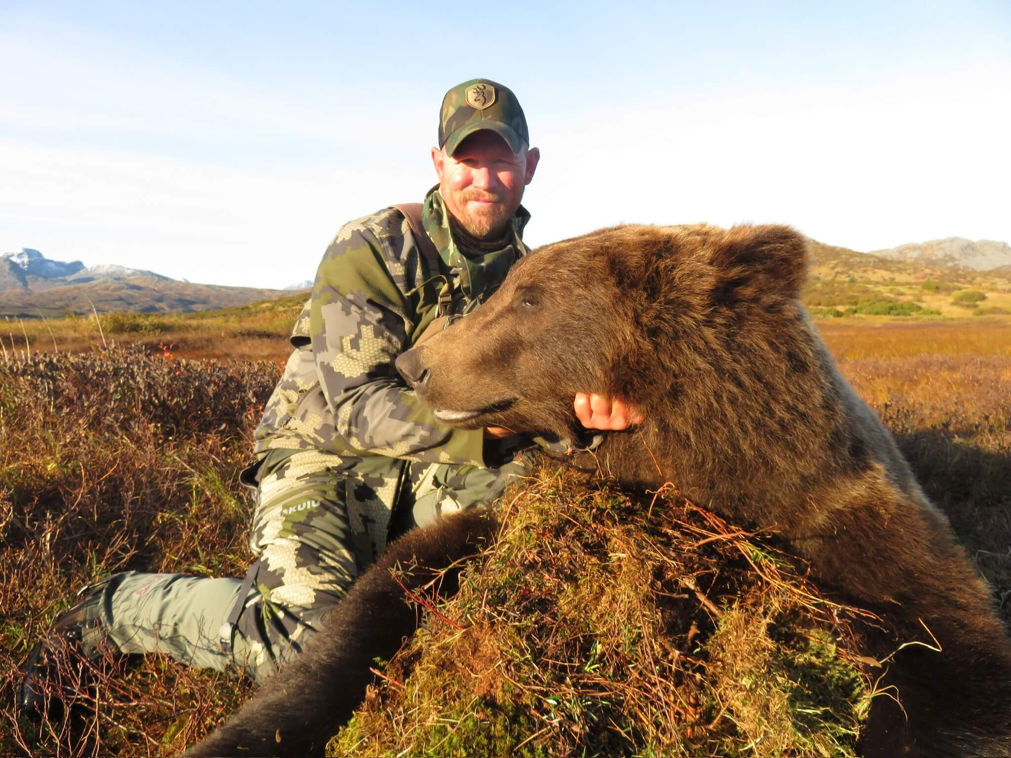 Jim Hakin, registered Alaska hunting guide, in the field
